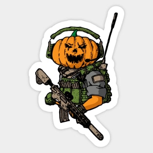 Halloween Pumpkinsher special spooky operator Sticker